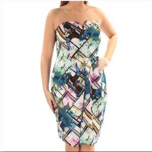 City Chic Floral print dress